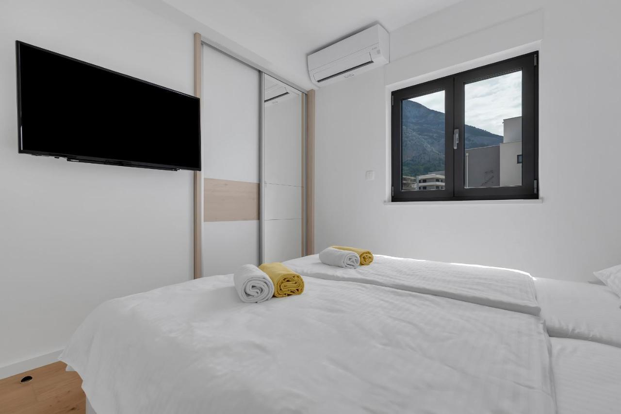 Luxury Apartment Adriasun Free Beach Parking Makarska Exteriör bild